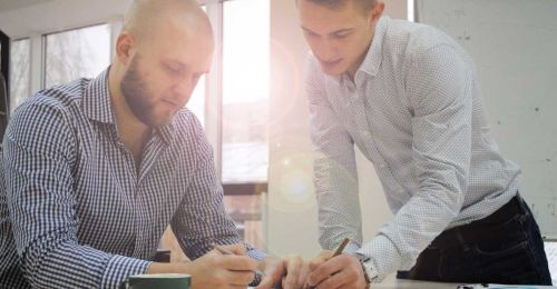 happy customer after repair job